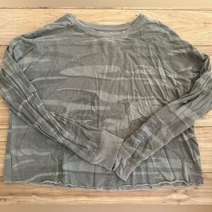 Crop Camo Long Sleeve